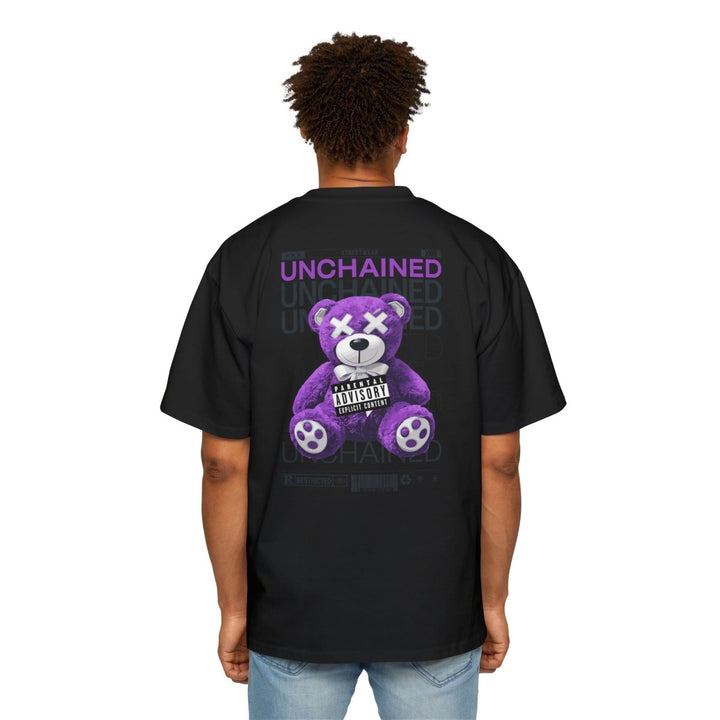 Unchained Bear Graphic Tee - Oversized Streetwear T-Shirt - Orchid - S - Unchained Bear Graphic Tee - Oversized Streetwear T-Shirt - Tatoo Tee