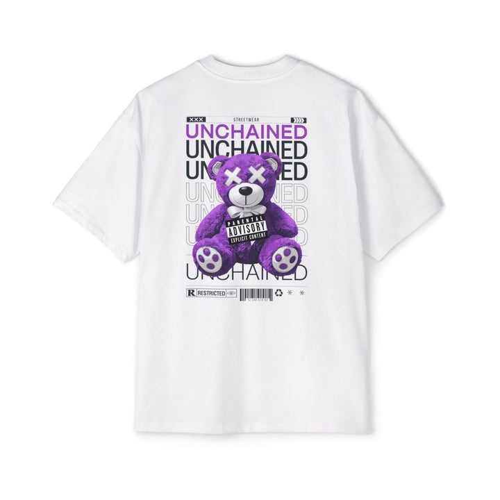 Unchained Bear Graphic Tee - Oversized Streetwear T-Shirt - Orchid - S - Unchained Bear Graphic Tee - Oversized Streetwear T-Shirt - Tatoo Tee