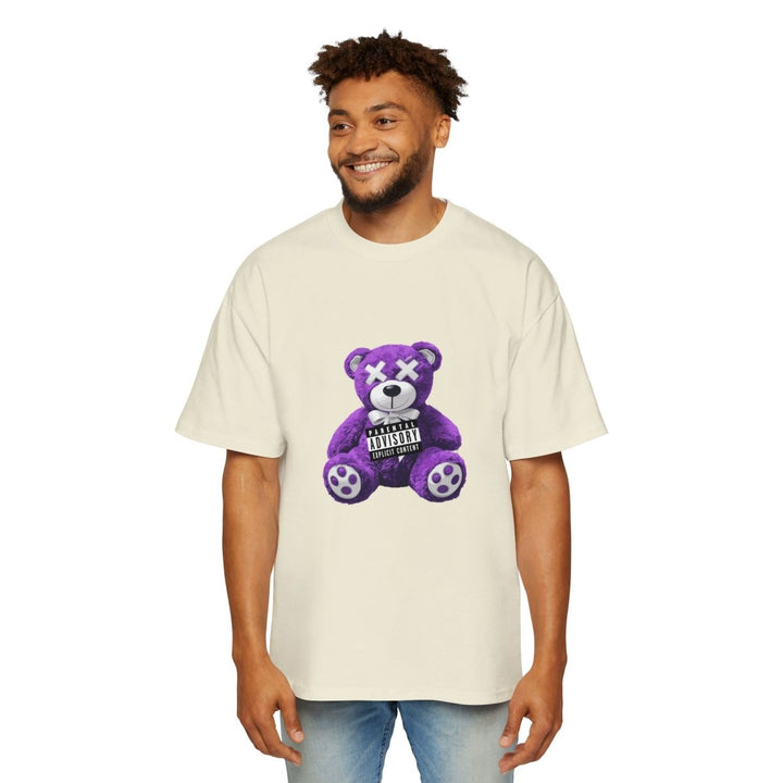 Unchained Bear Graphic Tee - Oversized Streetwear T-Shirt - Orchid - S - Unchained Bear Graphic Tee - Oversized Streetwear T-Shirt - Tatoo Tee