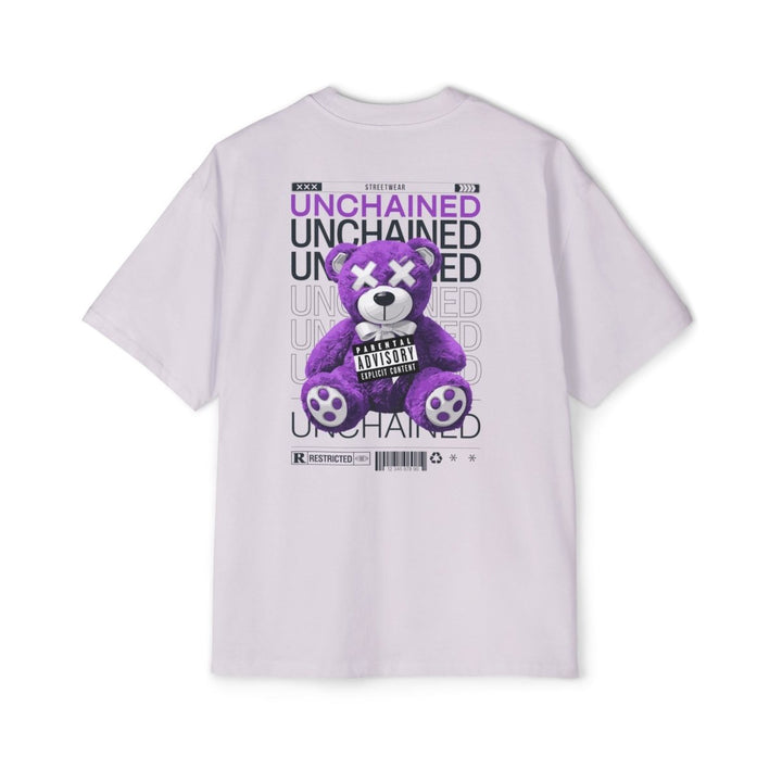 Unchained Bear Graphic Tee - Oversized Streetwear T-Shirt - Orchid - S - Unchained Bear Graphic Tee - Oversized Streetwear T-Shirt - Tatoo Tee
