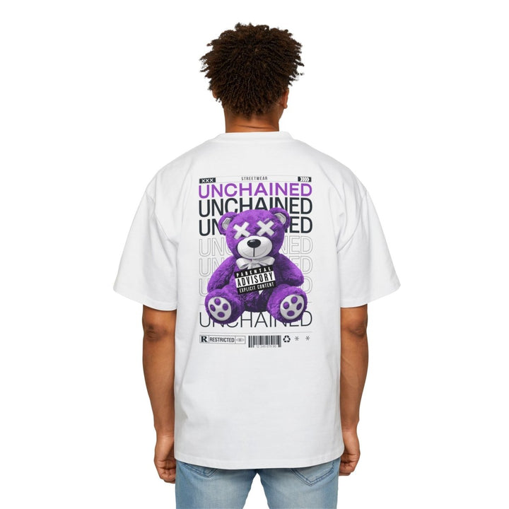 Unchained Bear Graphic Tee - Oversized Streetwear T-Shirt - Orchid - S - Unchained Bear Graphic Tee - Oversized Streetwear T-Shirt - Tatoo Tee