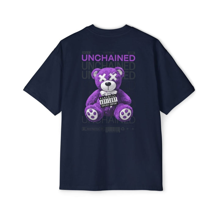 Unchained Bear Graphic Tee - Oversized Streetwear T-Shirt - Orchid - S - Unchained Bear Graphic Tee - Oversized Streetwear T-Shirt - Tatoo Tee