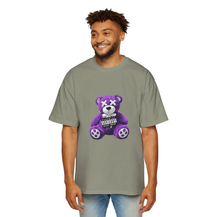 Unchained Bear Graphic Tee - Oversized Streetwear T-Shirt - Orchid - S - Unchained Bear Graphic Tee - Oversized Streetwear T-Shirt - Tatoo Tee