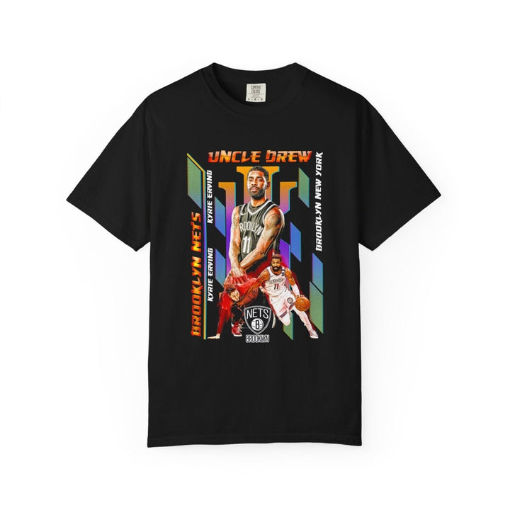 Unisex Brooklyn Nets Uncle Drew T-shirt - Retro Sports Fashion - Black - S - Unisex Brooklyn Nets Uncle Drew T-shirt - Retro Sports Fashion - Tatoo Tee