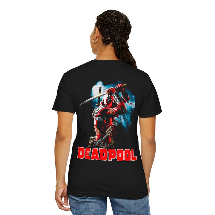 Unisex Deadpool Graphic Tee | Bold Comic Shirt, Superhero Apparel, Casual Outfit - Black - S - Unisex Deadpool Graphic Tee | Bold Comic Shirt, Superhero Apparel, Casual Outfit - Tatoo Tee