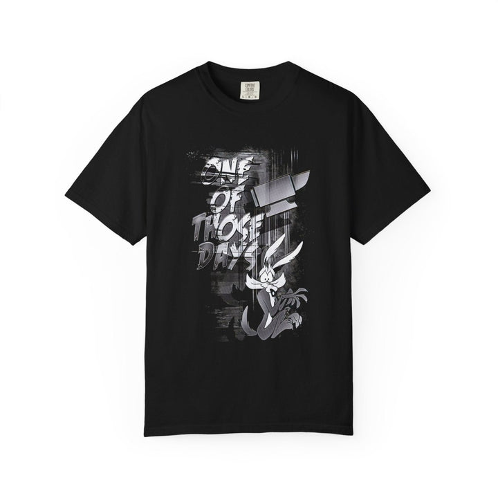 Unisex Garment - Dyed T-Shirt - "One of Those Days" Graphic Tee for Casual Comfort - Black - S - Unisex Garment - Dyed T-Shirt - "One of Those Days" Graphic Tee for Casual Comfort - Tatoo Tee
