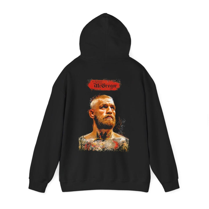 Unisex Heavy Blend™ Hooded Sweatshirt - Conor McGregor Art, MMA Gift, Sports Hoodie, Streetwear, Gym Wear, Casual Style - Black - S - Unisex Heavy Blend™ Hooded Sweatshirt - Conor McGregor Art, MMA Gift, Sports Hoodie, Streetwear, Gym Wear, Casual Style - Tatoo Tee