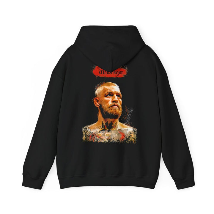 Unisex Heavy Blend™ Hooded Sweatshirt - Conor McGregor Art, MMA Gift, Sports Hoodie, Streetwear, Gym Wear, Casual Style - Black - S - Unisex Heavy Blend™ Hooded Sweatshirt - Conor McGregor Art, MMA Gift, Sports Hoodie, Streetwear, Gym Wear, Casual Style - Tatoo Tee