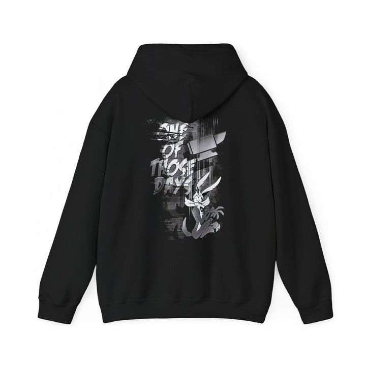 Unisex Heavy Blend™ Hoodie - 'One of Those Days' Bugs Bunny Design - Navy - S - Unisex Heavy Blend™ Hoodie - 'One of Those Days' Bugs Bunny Design - Tatoo Tee