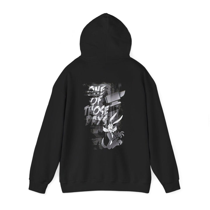 Unisex Heavy Blend™ Hoodie - 'One of Those Days' Bugs Bunny Design - Navy - S - Unisex Heavy Blend™ Hoodie - 'One of Those Days' Bugs Bunny Design - Tatoo Tee