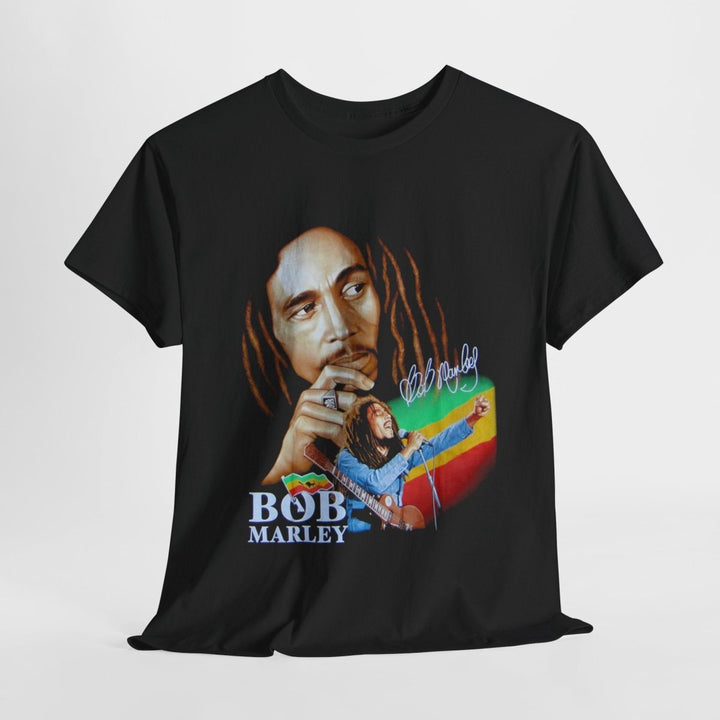 Unisex Heavy Cotton Tee Marley - Black - S - Unisex Heavy Cotton Tee Marley - Tatoo Tee