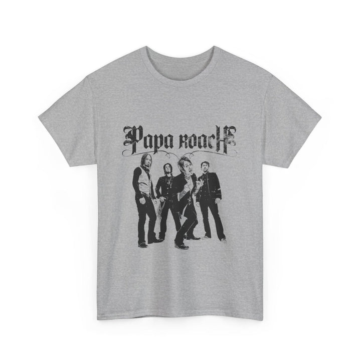 Unisex Heavy Cotton Tee - Papa Roach Band Tee for Music Lovers - Light Pink - S - Unisex Heavy Cotton Tee - Papa Roach Band Tee for Music Lovers - Tatoo Tee