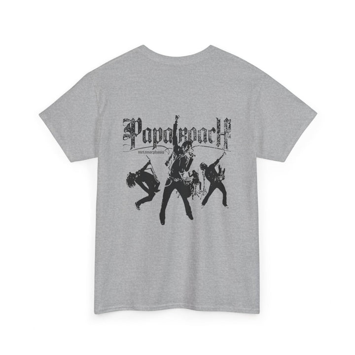 Unisex Heavy Cotton Tee - Papa Roach Band Tee for Music Lovers - Light Pink - S - Unisex Heavy Cotton Tee - Papa Roach Band Tee for Music Lovers - Tatoo Tee