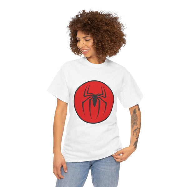 Unisex Heavy Cotton Tee - Spider - Man Graphic T-Shirt for Comic Fans - White - S - Unisex Heavy Cotton Tee - Spider - Man Graphic T-Shirt for Comic Fans - Tatoo Tee
