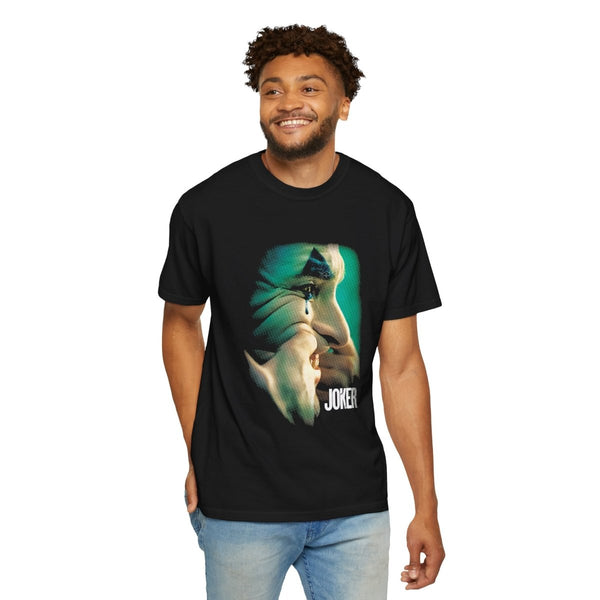 Unisex Joker Graphic T-Shirt - Cool & Edgy Design for Fans - Black - S - Unisex Joker Graphic T-Shirt - Cool & Edgy Design for Fans - Tatoo Tee