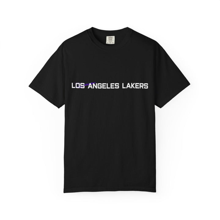 Unisex Lakers Graphic T-Shirt - Celebrate Team Spirit with Carmelo Anthony Design - Black - S - Unisex Lakers Graphic T-Shirt - Celebrate Team Spirit with Carmelo Anthony Design - Tatoo Tee