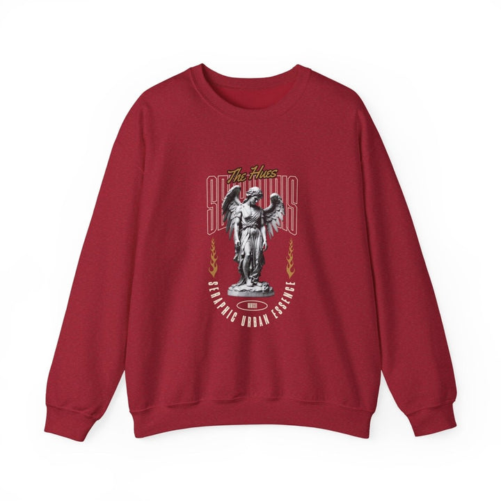 Urban Angel Unisex Heavy Blend™ Crewneck Sweatshirt - Streetwear Style - Antique Cherry Red - S - Urban Angel Unisex Heavy Blend™ Crewneck Sweatshirt - Streetwear Style - Tatoo Tee