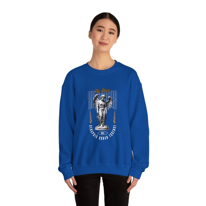 Urban Angel Unisex Heavy Blend™ Crewneck Sweatshirt - Streetwear Style - Antique Cherry Red - S - Urban Angel Unisex Heavy Blend™ Crewneck Sweatshirt - Streetwear Style - Tatoo Tee