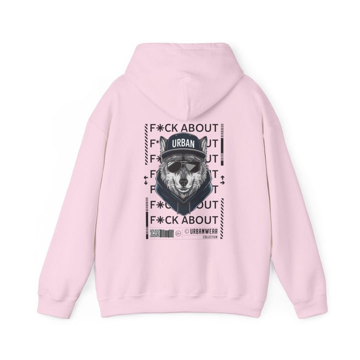 Urban Bear Graphic Hoodie – Unisex Heavy Blend™ - Heliconia - S - Urban Bear Graphic Hoodie – Unisex Heavy Blend™ - Tatoo Tee