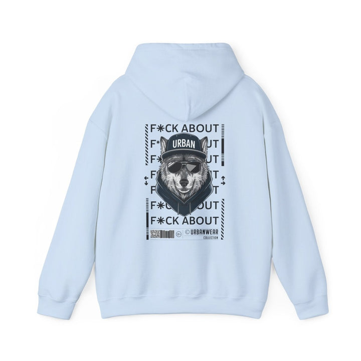 Urban Bear Graphic Hoodie – Unisex Heavy Blend™ - Heliconia - S - Urban Bear Graphic Hoodie – Unisex Heavy Blend™ - Tatoo Tee