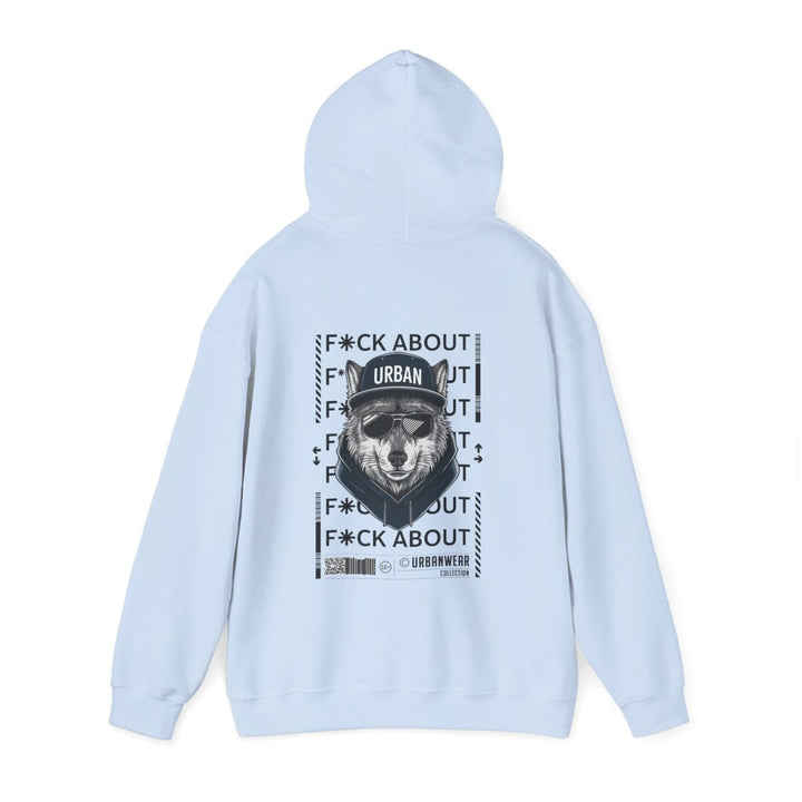 Urban Bear Graphic Hoodie – Unisex Heavy Blend™ - Heliconia - S - Urban Bear Graphic Hoodie – Unisex Heavy Blend™ - Tatoo Tee