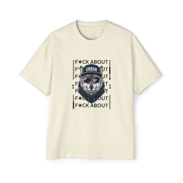 Urban Graphic Oversized Tee - Bold Statement T-Shirt - Butter - S - Urban Graphic Oversized Tee - Bold Statement T-Shirt - Tatoo Tee