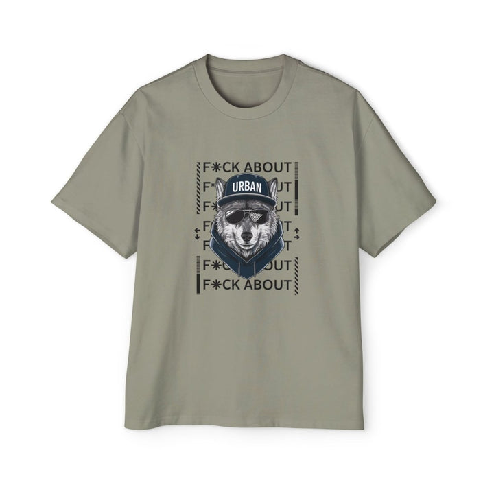 Urban Graphic Oversized Tee - Bold Statement T-Shirt - Eucalyptus - S - Urban Graphic Oversized Tee - Bold Statement T-Shirt - Tatoo Tee