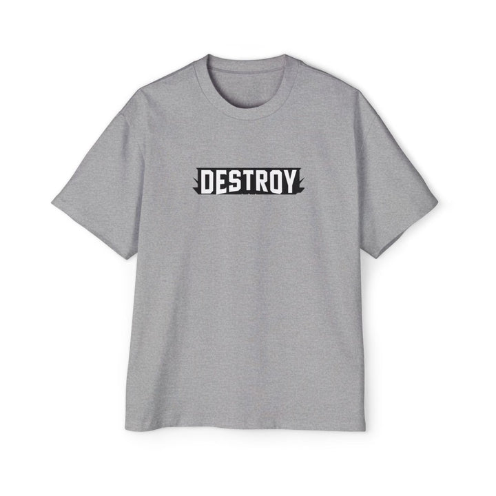 Urban Graphic Tee - "DESTROY MY TRUST" Skull Design - Athletic Heather - S - Urban Graphic Tee - "DESTROY MY TRUST" Skull Design - Tatoo Tee