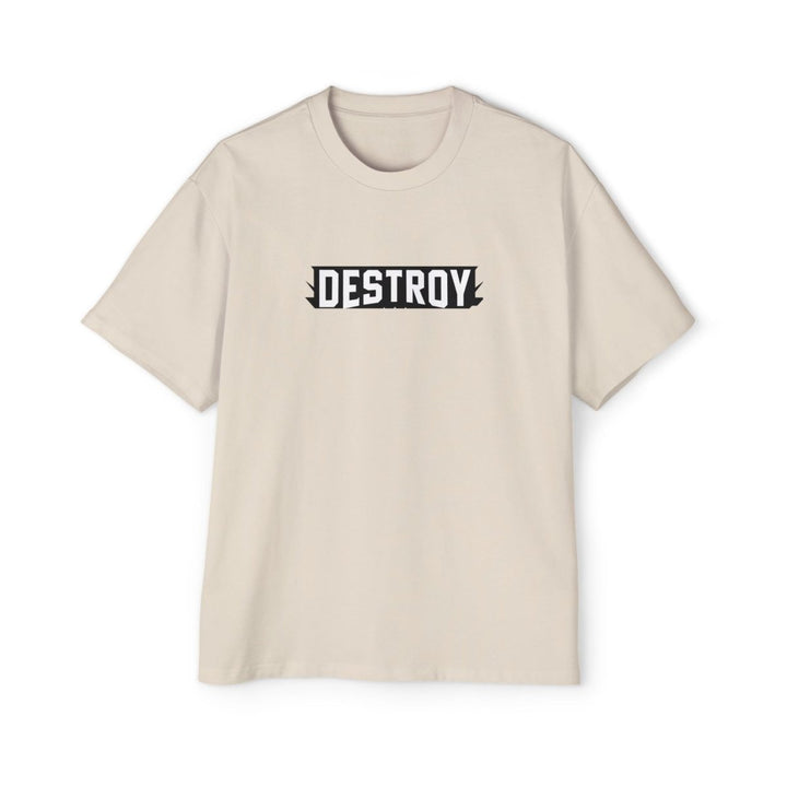 Urban Graphic Tee - "DESTROY MY TRUST" Skull Design - Ecru - S - Urban Graphic Tee - "DESTROY MY TRUST" Skull Design - Tatoo Tee