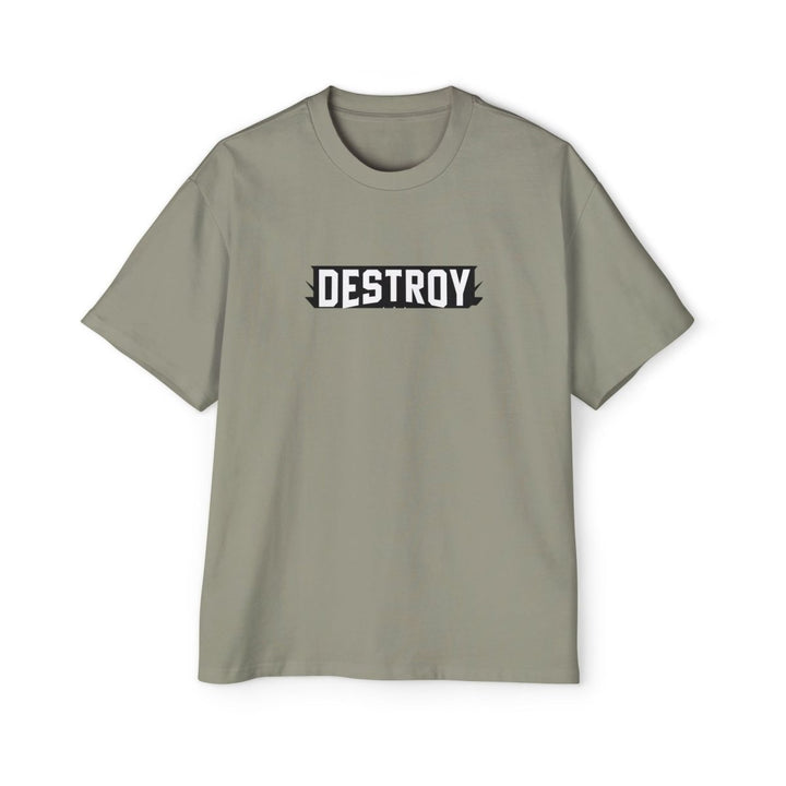 Urban Graphic Tee - "DESTROY MY TRUST" Skull Design - Eucalyptus - S - Urban Graphic Tee - "DESTROY MY TRUST" Skull Design - Tatoo Tee