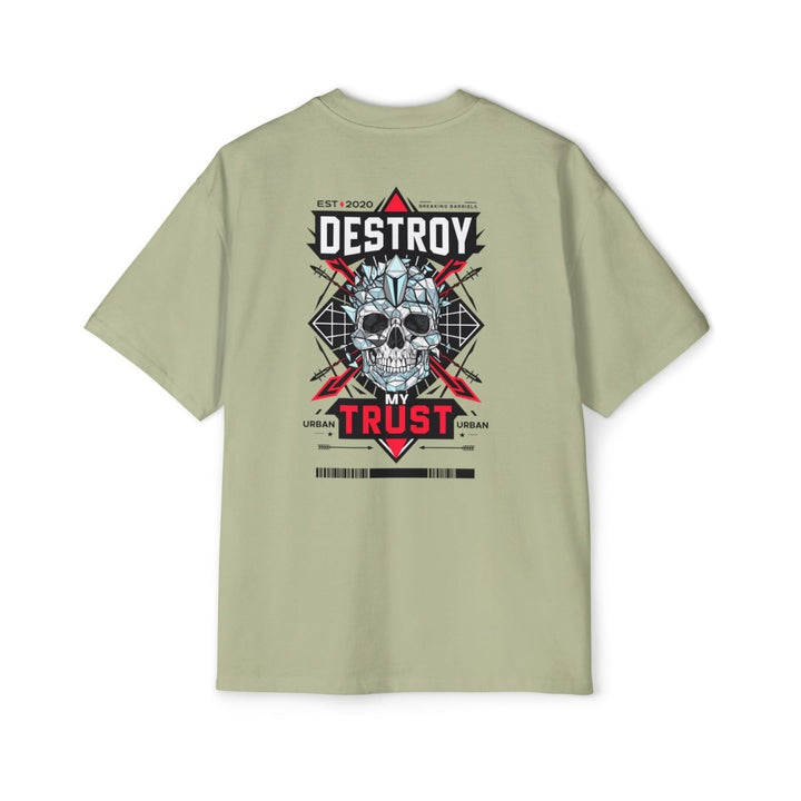 Urban Graphic Tee - "DESTROY MY TRUST" Skull Design - Midnight Blue - S - Urban Graphic Tee - "DESTROY MY TRUST" Skull Design - Tatoo Tee
