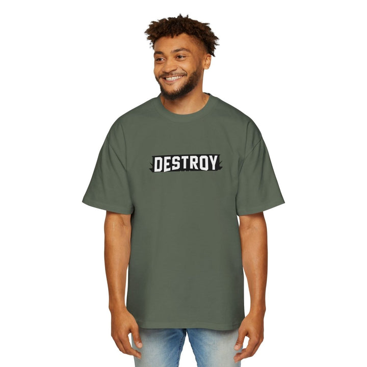Urban Graphic Tee - "DESTROY MY TRUST" Skull Design - Midnight Blue - S - Urban Graphic Tee - "DESTROY MY TRUST" Skull Design - Tatoo Tee