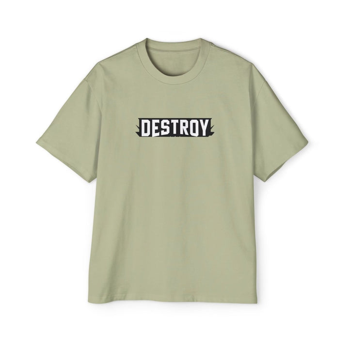 Urban Graphic Tee - "DESTROY MY TRUST" Skull Design - Pistachio - S - Urban Graphic Tee - "DESTROY MY TRUST" Skull Design - Tatoo Tee