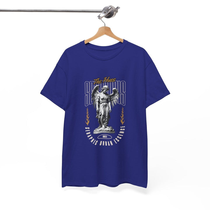 Urban Statue Unisex Heavy Cotton Tee - Stylish Graphic Tee for Trendsetters - Antique Cherry Red - S - Urban Statue Unisex Heavy Cotton Tee - Stylish Graphic Tee for Trendsetters - Tatoo Tee