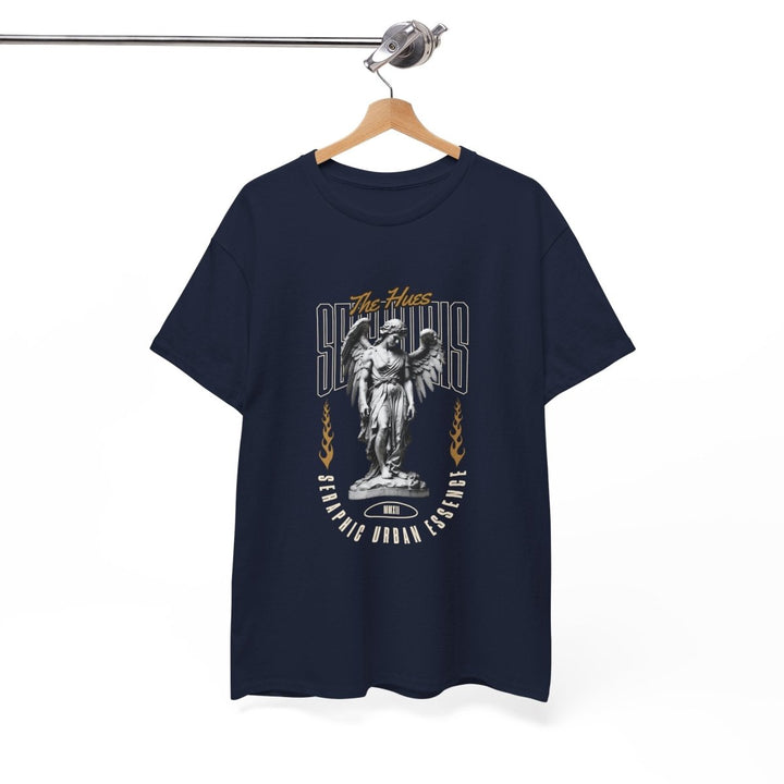 Urban Statue Unisex Heavy Cotton Tee - Stylish Graphic Tee for Trendsetters - Antique Cherry Red - S - Urban Statue Unisex Heavy Cotton Tee - Stylish Graphic Tee for Trendsetters - Tatoo Tee