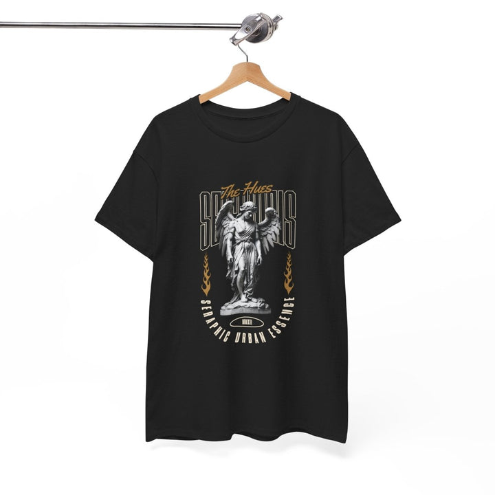 Urban Statue Unisex Heavy Cotton Tee - Stylish Graphic Tee for Trendsetters - Antique Cherry Red - S - Urban Statue Unisex Heavy Cotton Tee - Stylish Graphic Tee for Trendsetters - Tatoo Tee