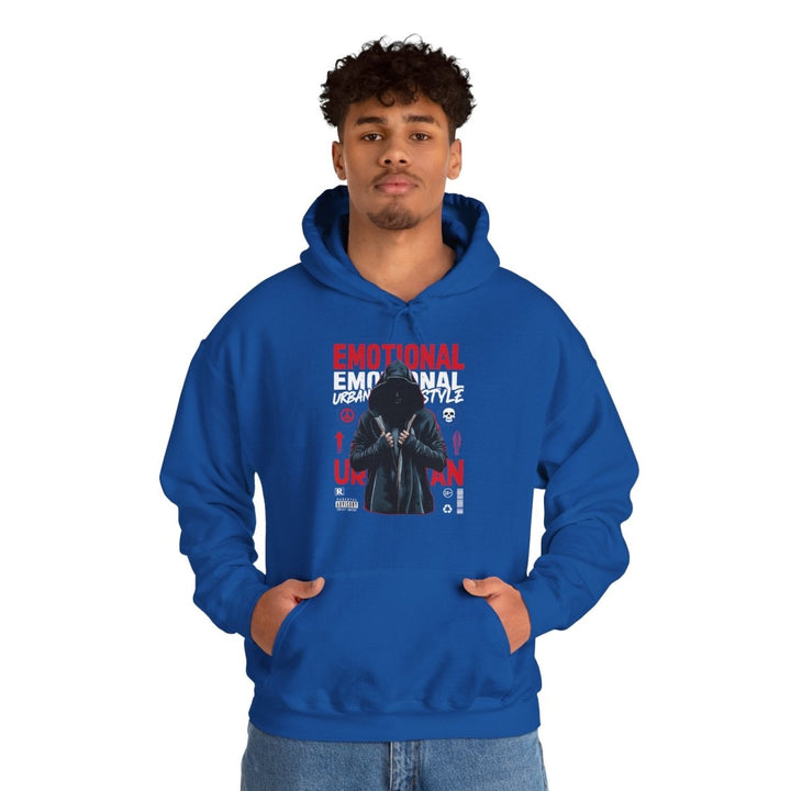 Urban Style Emotional Hoodie - Unisex Heavy Blend™ Sweatshirt - Royal - S - Urban Style Emotional Hoodie - Unisex Heavy Blend™ Sweatshirt - Tatoo Tee