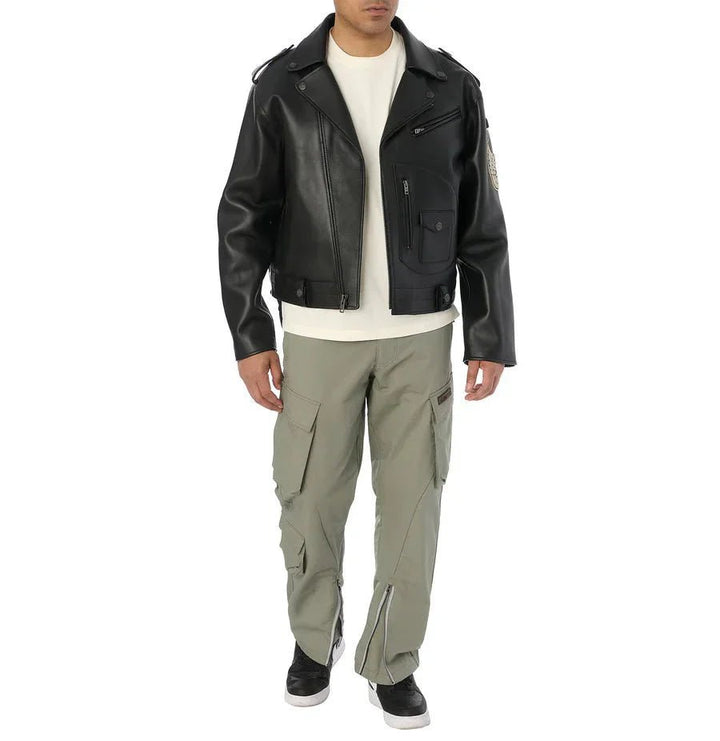 USA Tour Motorcycle Jacket - Male - XS - USA Tour Motorcycle Jacket - Tatoo Tee