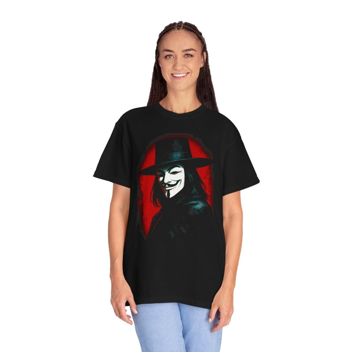 V for Vendetta Inspired Unisex T-Shirt, Graphic Tee, Movie Merchandise - Black - S - V for Vendetta Inspired Unisex T-Shirt, Graphic Tee, Movie Merchandise - Tatoo Tee
