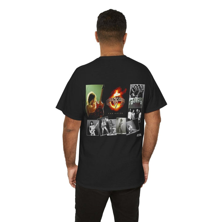 Van Halen Vintage Unisex Heavy Cotton Tee - Classic Rock Band T-Shirt for Music Lovers - Black - S - Van Halen Vintage Unisex Heavy Cotton Tee - Classic Rock Band T-Shirt for Music Lovers - Tatoo Tee