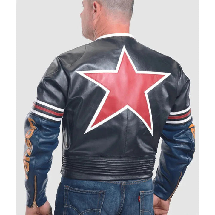 Vanson Star Leather Jacket - Female - XS - Vanson Star Leather Jacket - Tatoo Tee