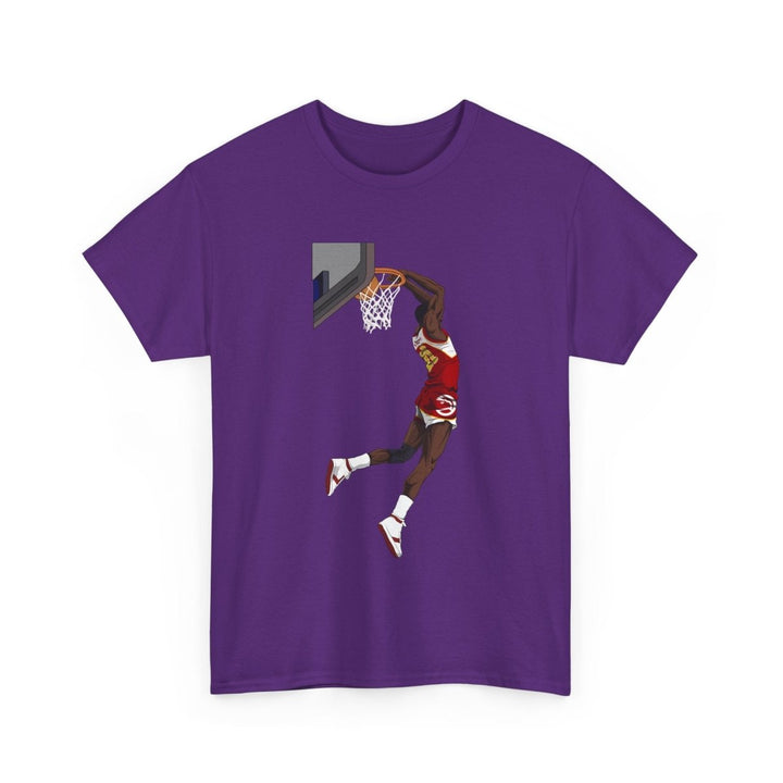 Vintage Basketball Graphic Tee - Celebrate Sports and Culture - Purple - S - Vintage Basketball Graphic Tee - Celebrate Sports and Culture - Tatoo Tee