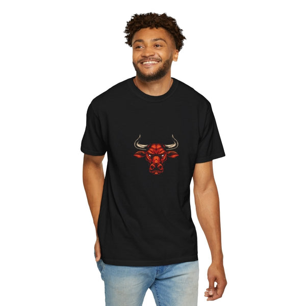 Vintage Chicago Bulls Graphic T-Shirt - Unisex Garment - Dyed Tee - Black - S - Vintage Chicago Bulls Graphic T-Shirt - Unisex Garment - Dyed Tee - Tatoo Tee