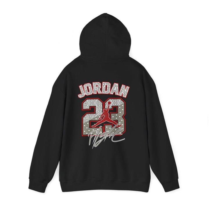 Vintage Jordan Graphic Hoodie - Unisex Heavy Blend™ Sweatshirt with Iconic Design - Black - S - Vintage Jordan Graphic Hoodie - Unisex Heavy Blend™ Sweatshirt with Iconic Design - Tatoo Tee