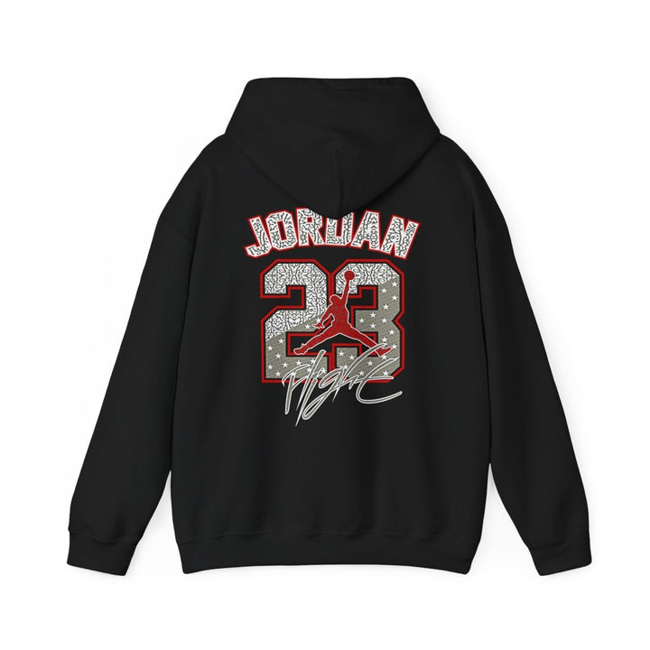 Vintage Jordan Graphic Hoodie - Unisex Heavy Blend™ Sweatshirt with Iconic Design - Black - S - Vintage Jordan Graphic Hoodie - Unisex Heavy Blend™ Sweatshirt with Iconic Design - Tatoo Tee
