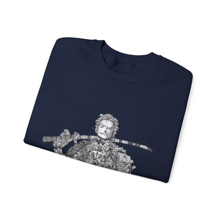 Vintage Samurai Art Unisex Heavy Blend™ Crewneck Sweatshirt - S - Antique Cherry Red - Vintage Samurai Art Unisex Heavy Blend™ Crewneck Sweatshirt - Tatoo Tee
