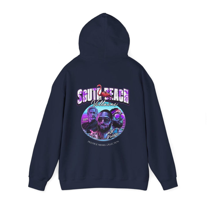 Vintage South Beach Hooded Sweatshirt – Unisex Heavy Blend™ - Purple - S - Vintage South Beach Hooded Sweatshirt – Unisex Heavy Blend™ - Tatoo Tee