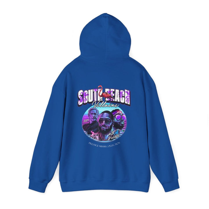 Vintage South Beach Hooded Sweatshirt – Unisex Heavy Blend™ - Purple - S - Vintage South Beach Hooded Sweatshirt – Unisex Heavy Blend™ - Tatoo Tee