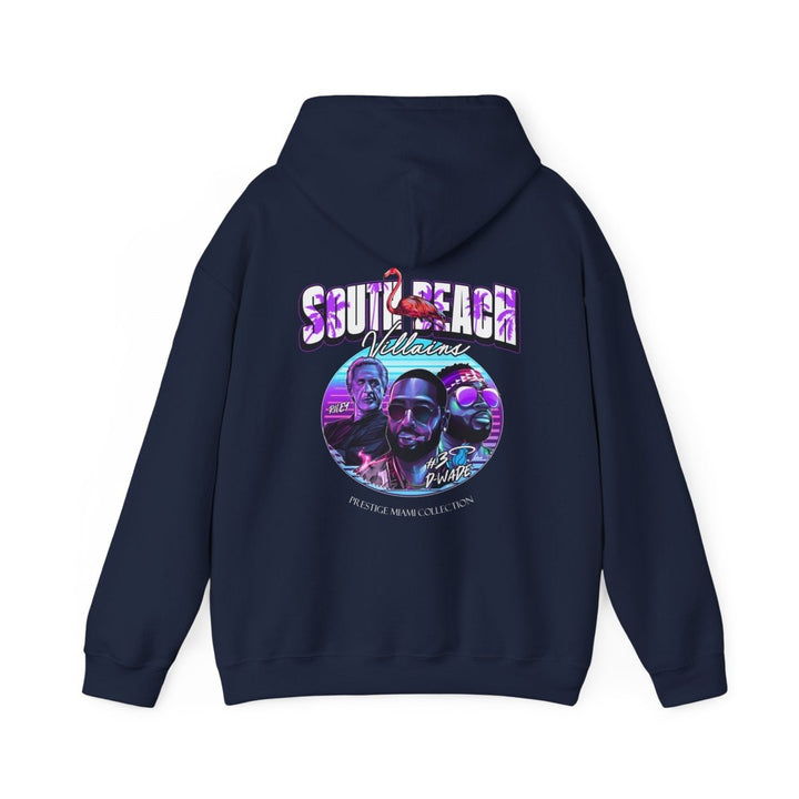 Vintage South Beach Hooded Sweatshirt – Unisex Heavy Blend™ - Purple - S - Vintage South Beach Hooded Sweatshirt – Unisex Heavy Blend™ - Tatoo Tee