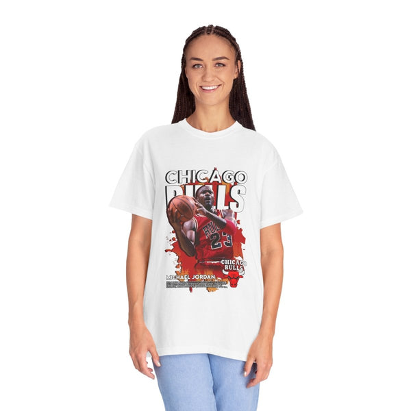 Vintage Sports T-Shirt, Chicago Bulls Fan Shirt, Gift for Basketball Lovers, Unisex Retro Tee, Michael Jordan Apparel - White - S - Vintage Sports T-Shirt, Chicago Bulls Fan Shirt, Gift for Basketball Lovers, Unisex Retro Tee, Michael Jordan Apparel - Tatoo Tee